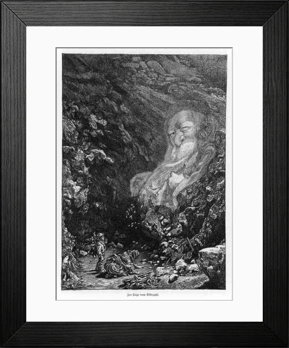 Framed Print : Meeting the Rubezahl