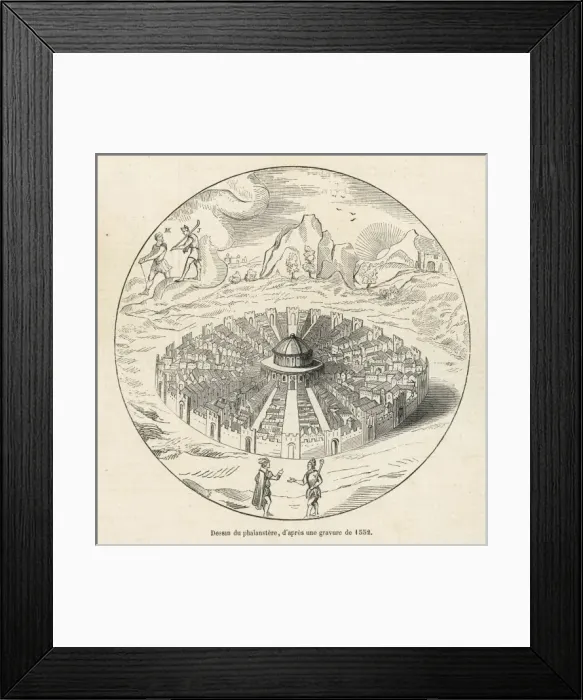 Framed Print : Ideal City of 1552 Framed Print : Ideal City of 1552