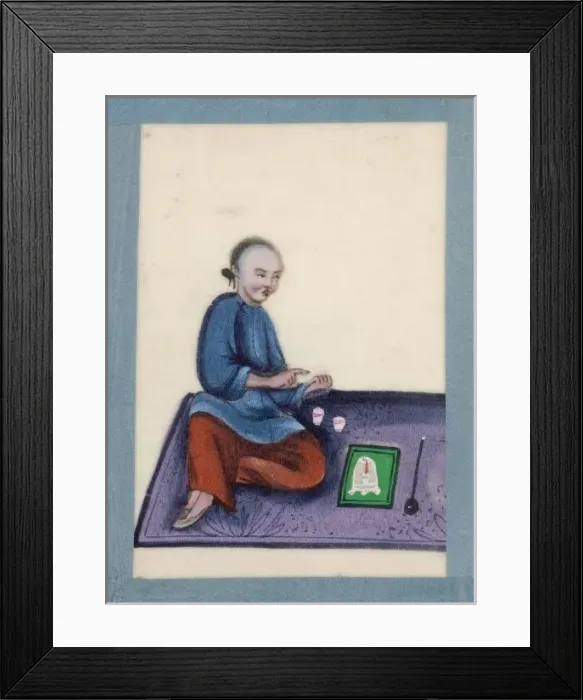 Framed Print : Smoker Calculating ? Framed Print : Smoker Calculating ?