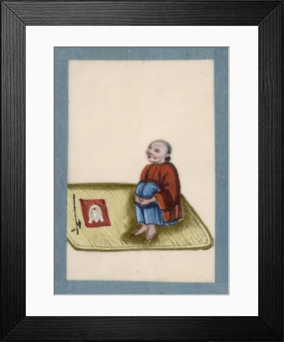 Framed Print : Blissful Smoker Framed Print : Blissful Smoker