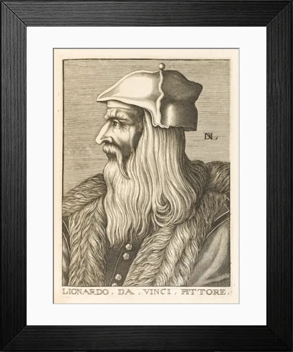 Framed Print : Da Vinci / Larmessin Framed Print : Da Vinci / Larmessin