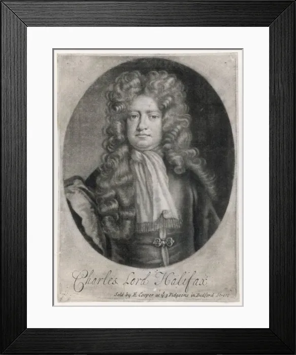 Framed Print : Charles Montagu / Oval Framed Print : Charles Montagu / Oval