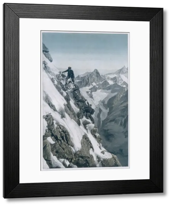 Framed Print : Matterhorn  /  M. Kunst  /  1899