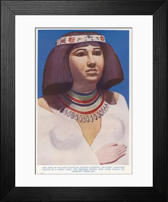 Framed Print : Nofret statue Framed Print : Nofret statue
