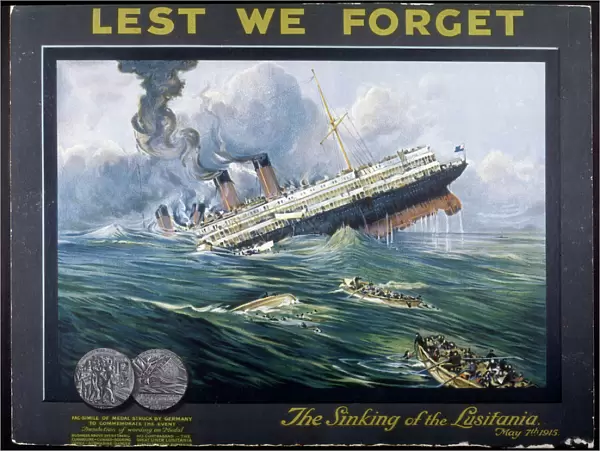 Lusitania Torpedoed
