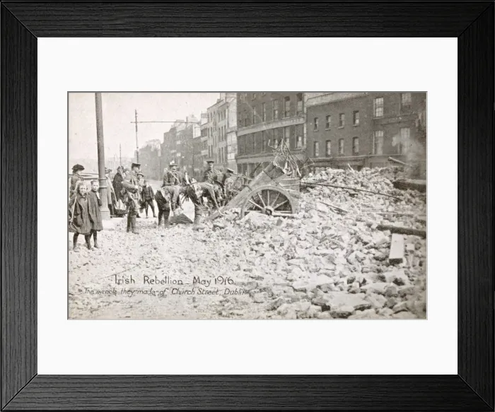 Framed Print : Easter Rising / Church St Framed Print : Easter Rising / Church St