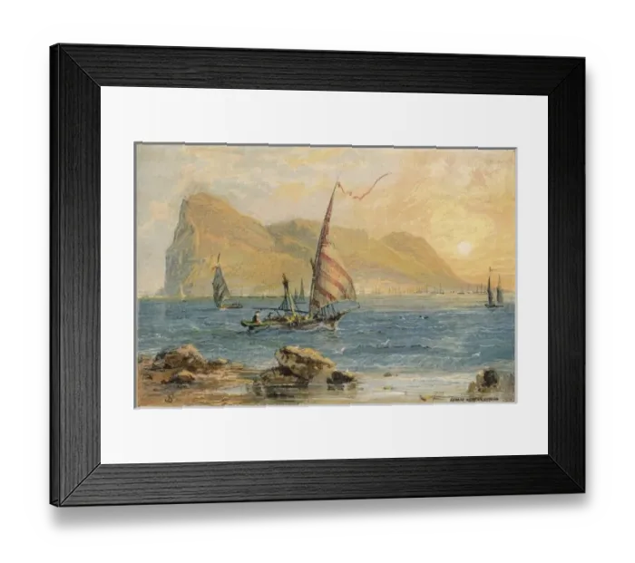 Framed Print : Gibraltar / Whymper Framed Print : Gibraltar / Whymper