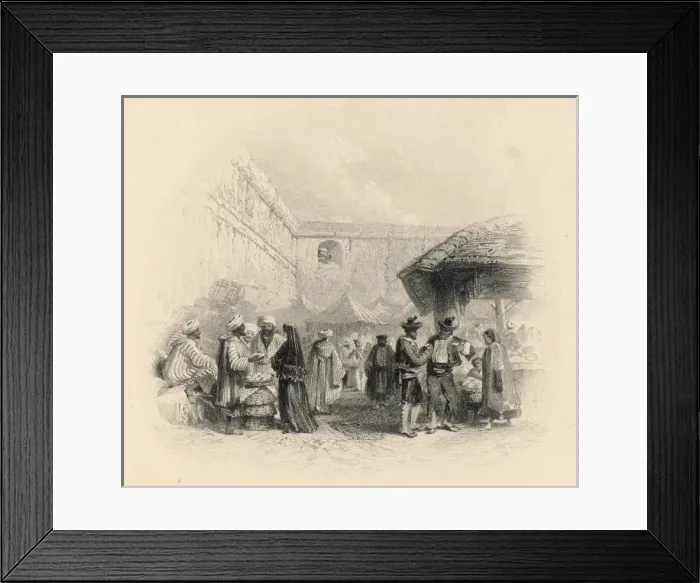 Framed Print : Gibraltar / Bartlett / Mkt Framed Print : Gibraltar / Bartlett / Mkt