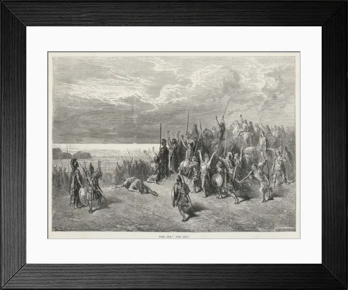 Framed Print : Greece / Xenophon Retreats Framed Print : Greece / Xenophon Retreats