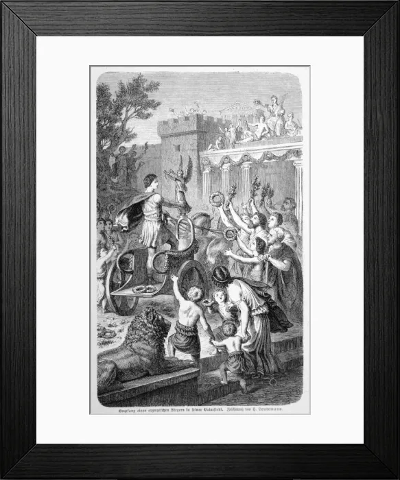 Framed Print : Old Olympics / Hero / Home Framed Print : Old Olympics / Hero / Home