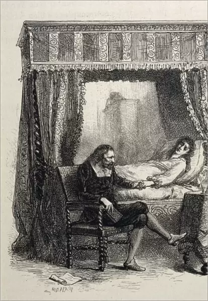 Oliver Cromwell  /  Deathbed