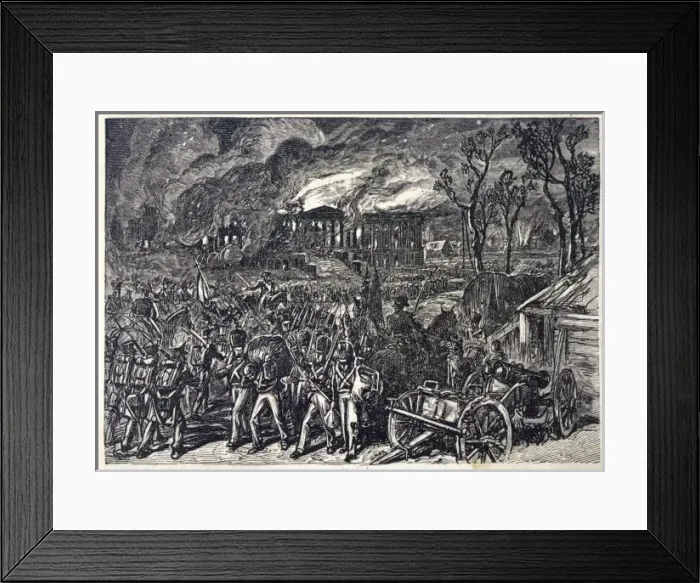 Framed Print : USA / 1814 / Washington Framed Print : USA / 1814 / Washington