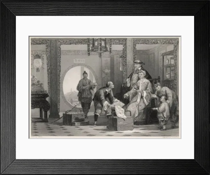 Framed Print : MANDARINs HOUSE 1840 Framed Print : MANDARINs HOUSE 1840