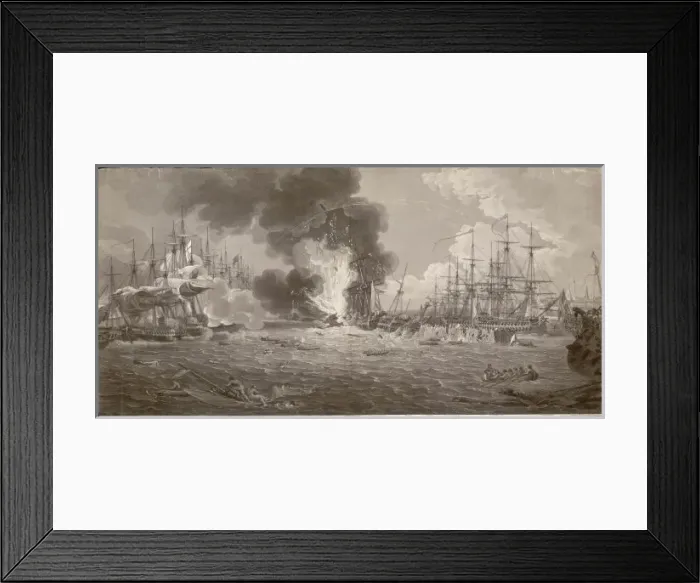 Framed Print : First Battle Copenhagen