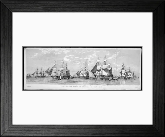 Framed Print : British Fleet / Spithead Framed Print : British Fleet / Spithead