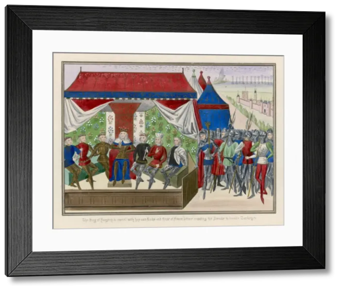 Framed Print : Hungary / 14 / Court Scene Framed Print : Hungary / 14 / Court Scene