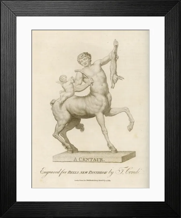 Framed Print : Centaur and Rabbit Framed Print : Centaur and Rabbit