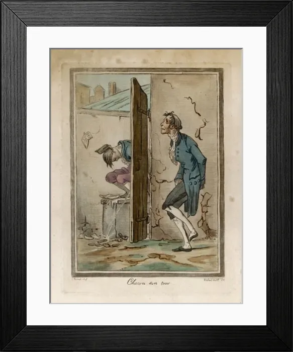 Framed Print : Waiting for the Loo Framed Print : Waiting for the Loo