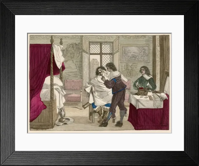 Framed Print : C17 Barber at Work Framed Print : C17 Barber at Work