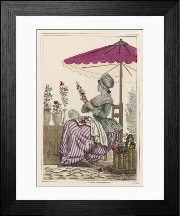 Framed Print : French Bouquetiere Framed Print : French Bouquetiere