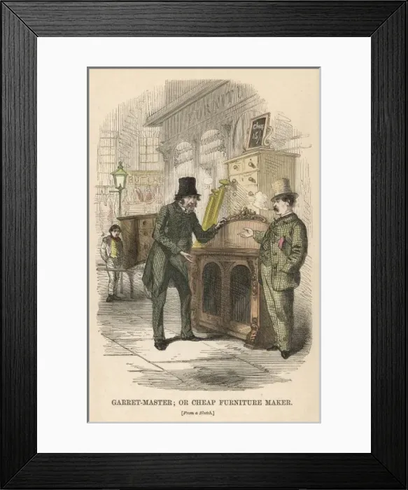 Framed Print : Cheap furniture maker Framed Print : Cheap furniture maker