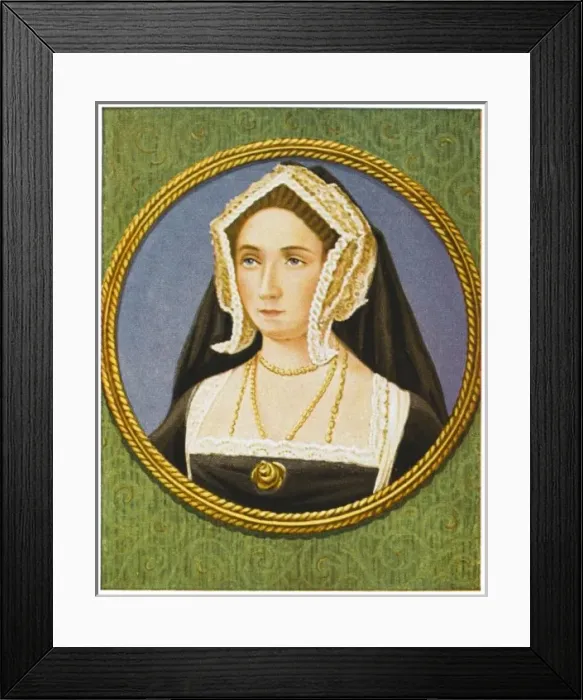 Framed Print : Jane Seymour / Miniature Framed Print : Jane Seymour / Miniature