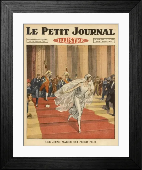 Framed Print : Panicking Bride Framed Print : Panicking Bride