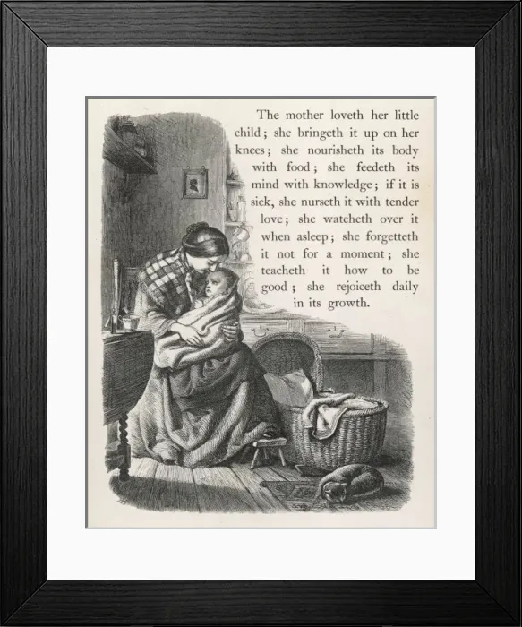 Framed Print : Mothers with Children Framed Print : Mothers with Children