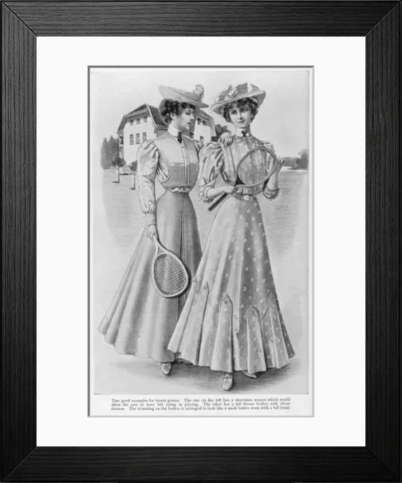 Framed Print : Tennis : Two Players Framed Print : Tennis : Two Players
