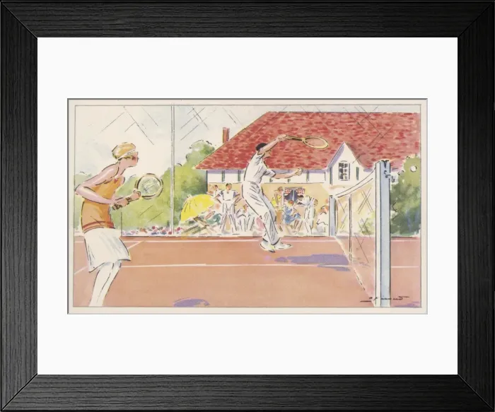 Framed Print : Tennis / Off the Ground Framed Print : Tennis / Off the Ground