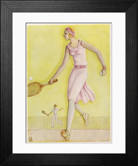 Framed Print : Elegant French Player Framed Print : Elegant French Player