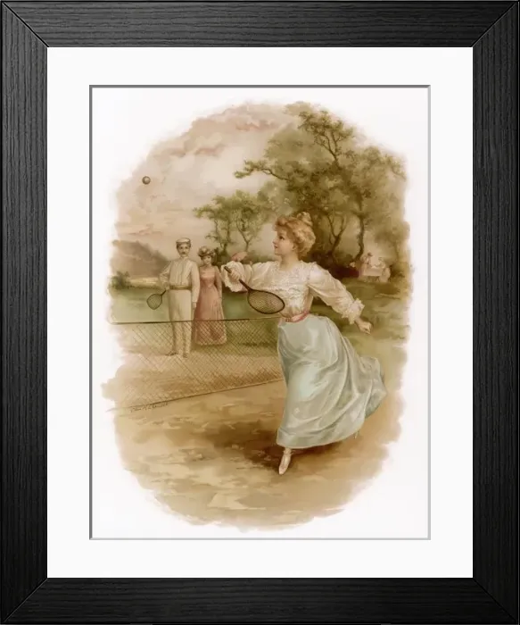 Framed Print : Graceful Backhand Framed Print : Graceful Backhand