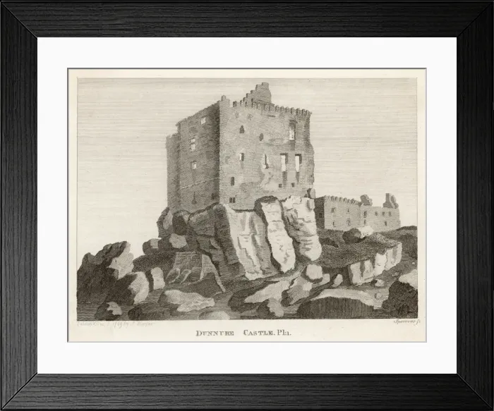Framed Print : Scotland / Dunure Castle Framed Print : Scotland / Dunure Castle