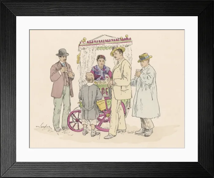 Framed Print : French Ice Cream Framed Print : French Ice Cream