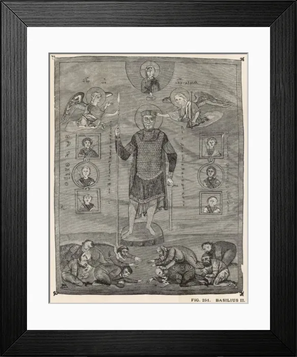 Framed Print : Emperor Basilius II Framed Print : Emperor Basilius II