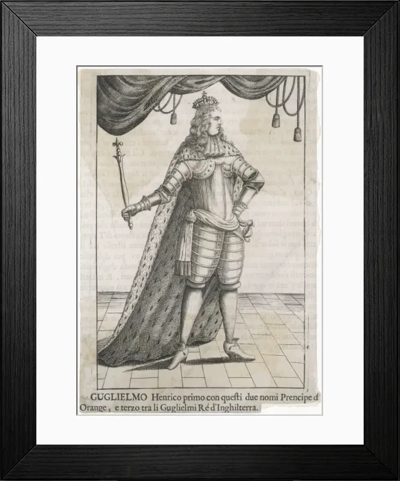 Framed Print : William Iii / Anon Italian Framed Print : William Iii / Anon Italian