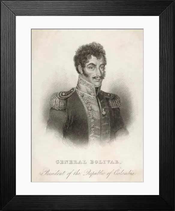 Framed Print : Simon Bolivar Framed Print : Simon Bolivar
