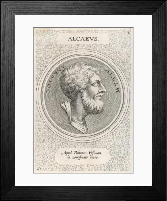 Framed Print : ALCAEUS (620? - 580? BC) Framed Print : ALCAEUS (620? - 580? BC)