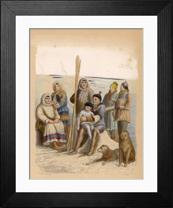 Framed Print : ESKIMOS Framed Print : ESKIMOS