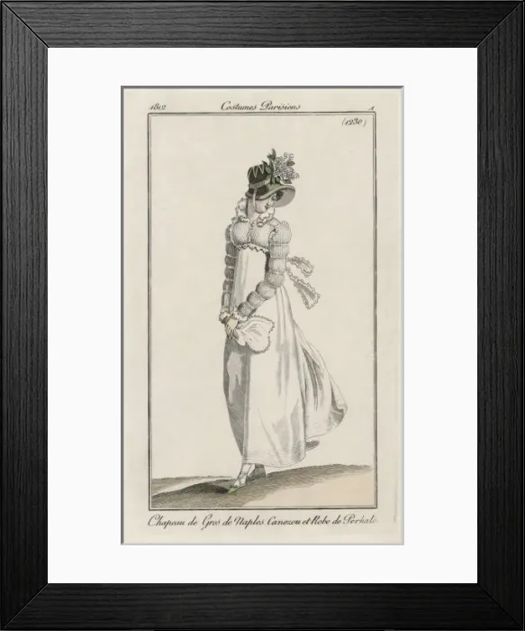 Framed Print : White Dress 1812 Framed Print : White Dress 1812
