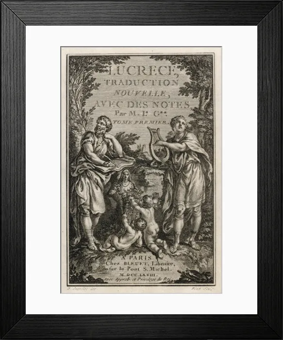 Framed Print : Lucretius Title Page Framed Print : Lucretius Title Page