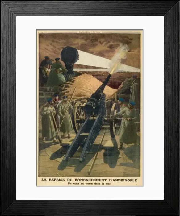 Framed Print : Edirne Bombarded Framed Print : Edirne Bombarded