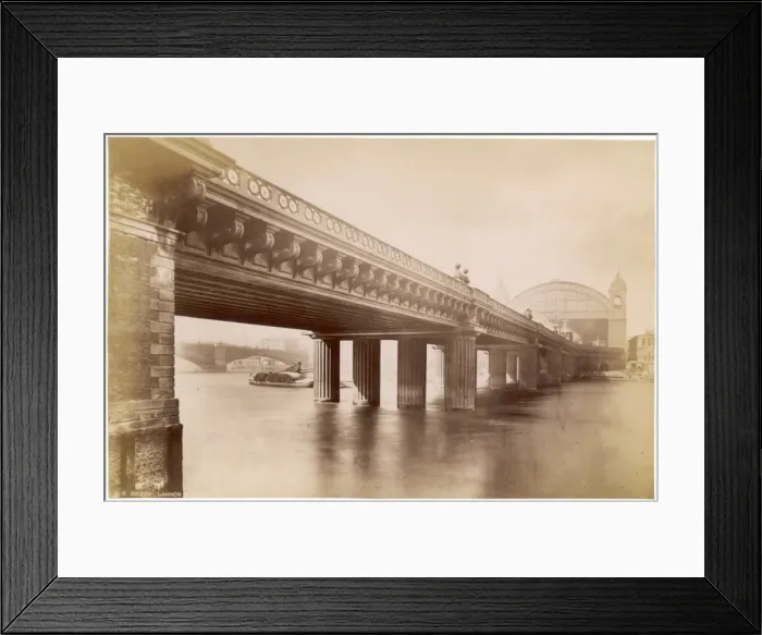 Framed Print : Cannon Street Bridge Framed Print : Cannon Street Bridge