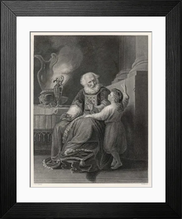 Framed Print : Samuel and Eli Framed Print : Samuel and Eli