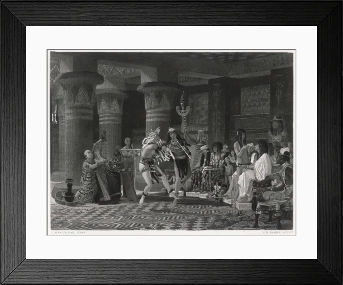 Framed Print : Egyptian Soiree 2000Bc Framed Print : Egyptian Soiree 2000Bc