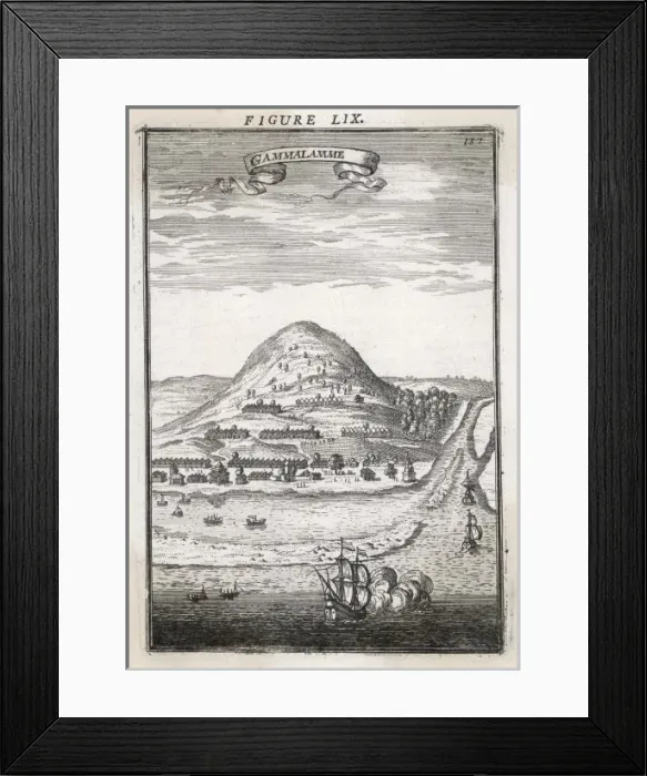 Framed Print : Indonesia / Moluccas 1719 Framed Print : Indonesia / Moluccas 1719