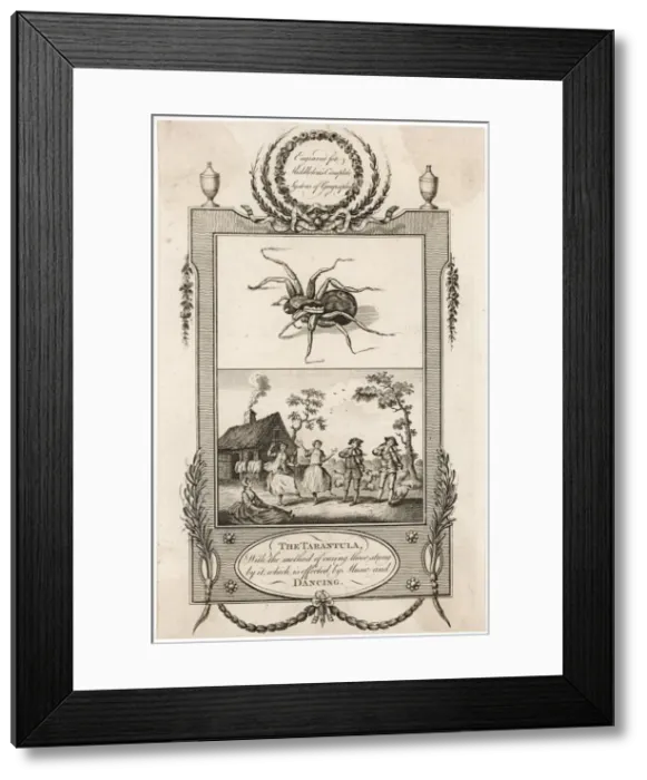 Framed Print : Tarantella (18th Cent. ) Framed Print : Tarantella (18th Cent. )