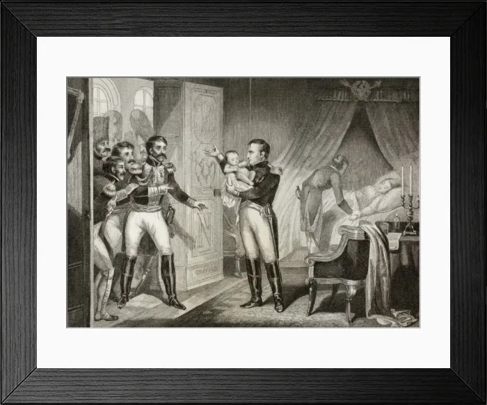 Framed Print : Napoleon a Father Framed Print : Napoleon a Father