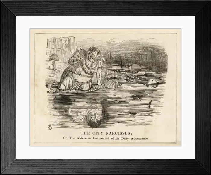Framed Print : Polluted London Water Framed Print : Polluted London Water