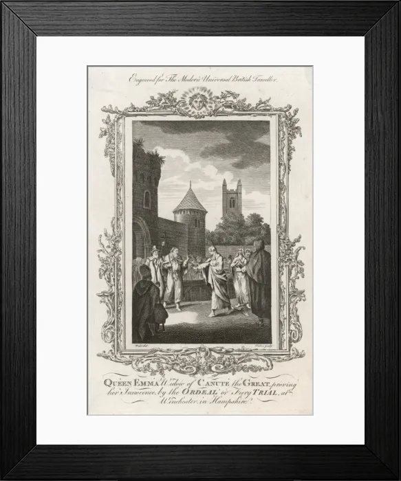 Framed Print : Law / Trial by Ordeal / Emma Framed Print : Law / Trial by Ordeal / Emma